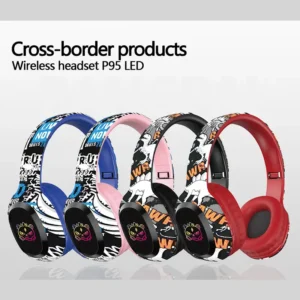 P95 Retractable card slot popular graffiti Bluetooth headset